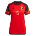 Belgien Jan Vertonghen #5 Replika Hemma matchkläder Dam VM 2022 Korta ärmar